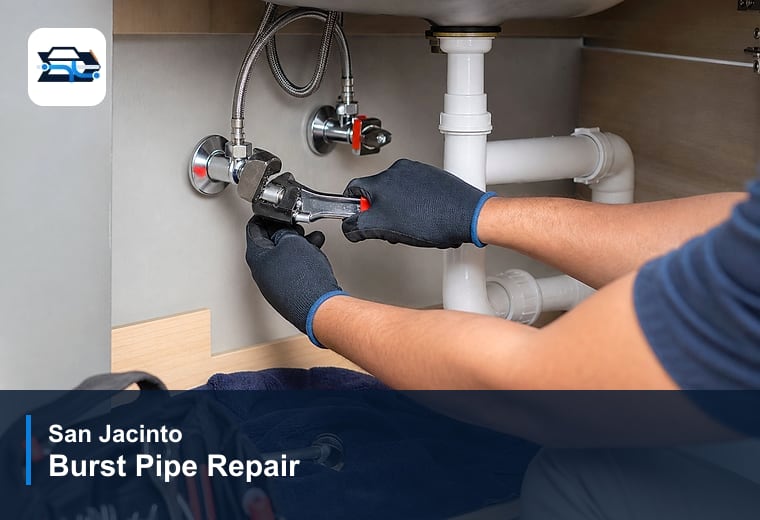 Burst Pipe Repair in San Jacinto