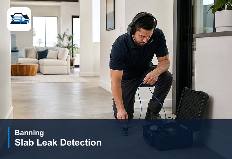 Slab Leak Detection in Banning