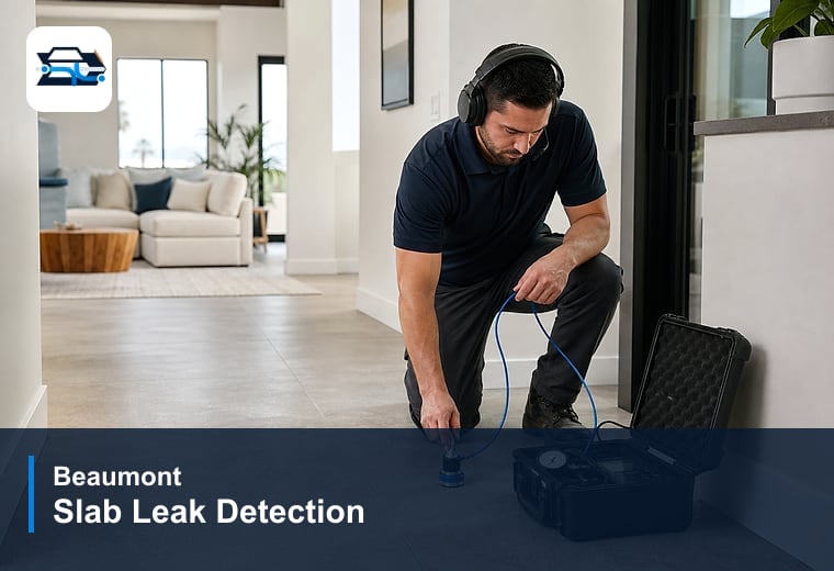 Slab Leak Detection in Beaumont