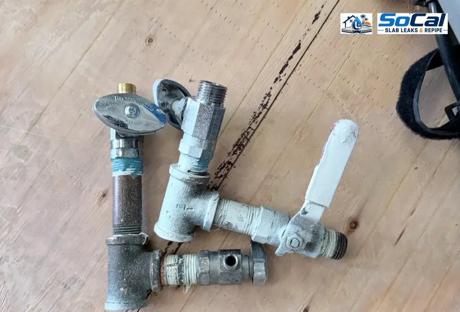 Appliance Supply Line Leak Repair photo for Beaumont homeowners showing small plumbing repair documentation